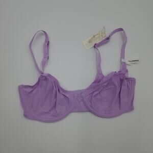 Aerie SMOOTHEZ Unlined Full Coverage Bra in Lavender Dawn Size 32D